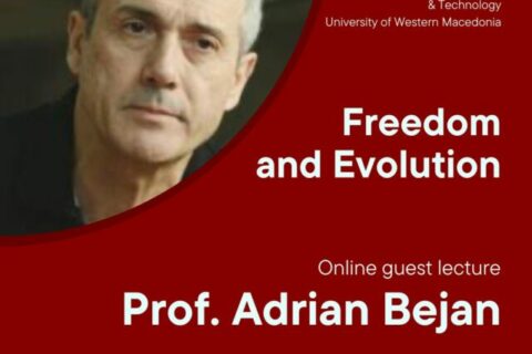 Prof-Adrian-Bejan-lecture-Freedom-Evolution-University-of-Western-Macedonia-Duke-University